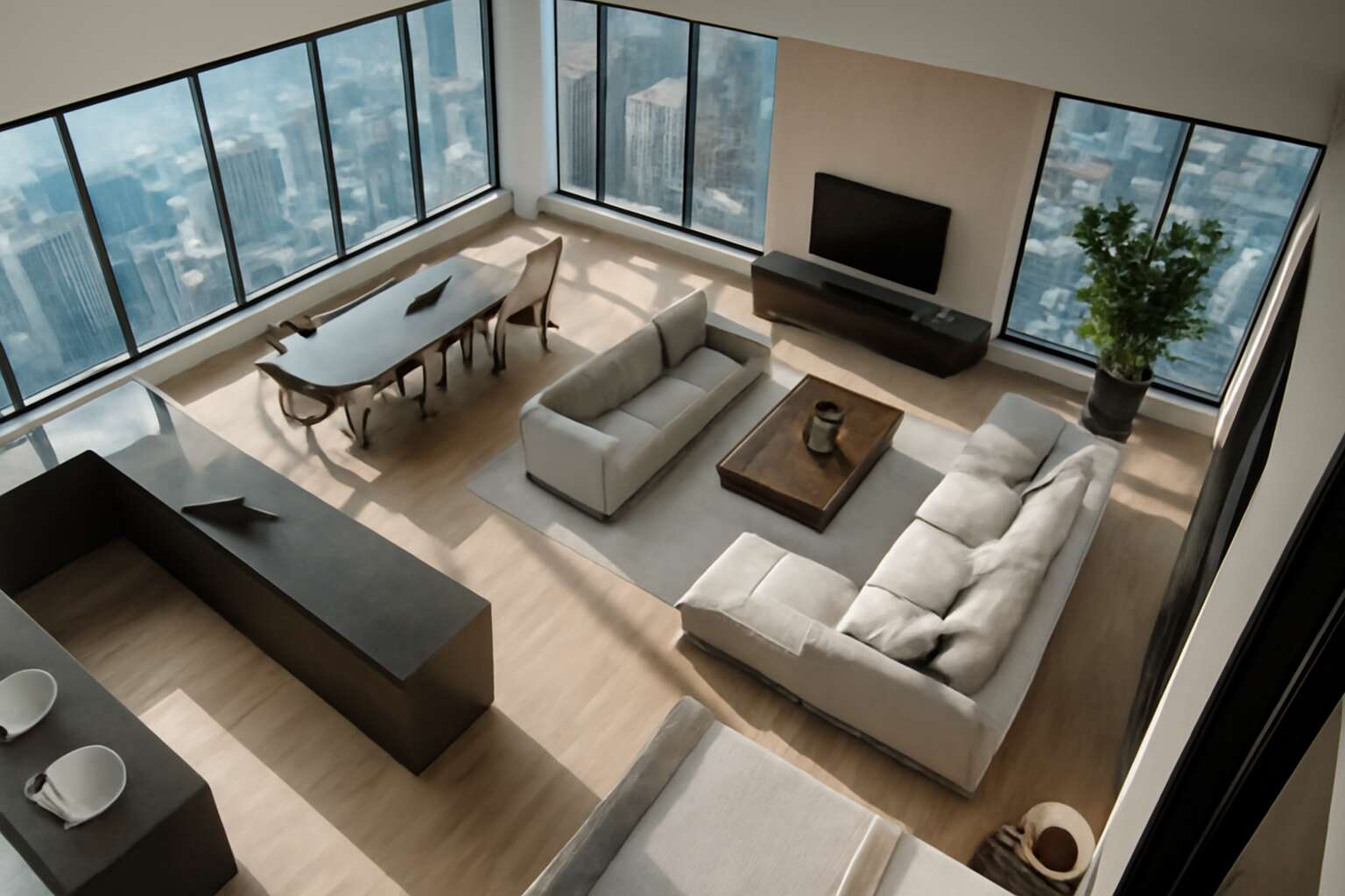 20 Penthouse Design Ideas for Luxury Living - plusmood.com
