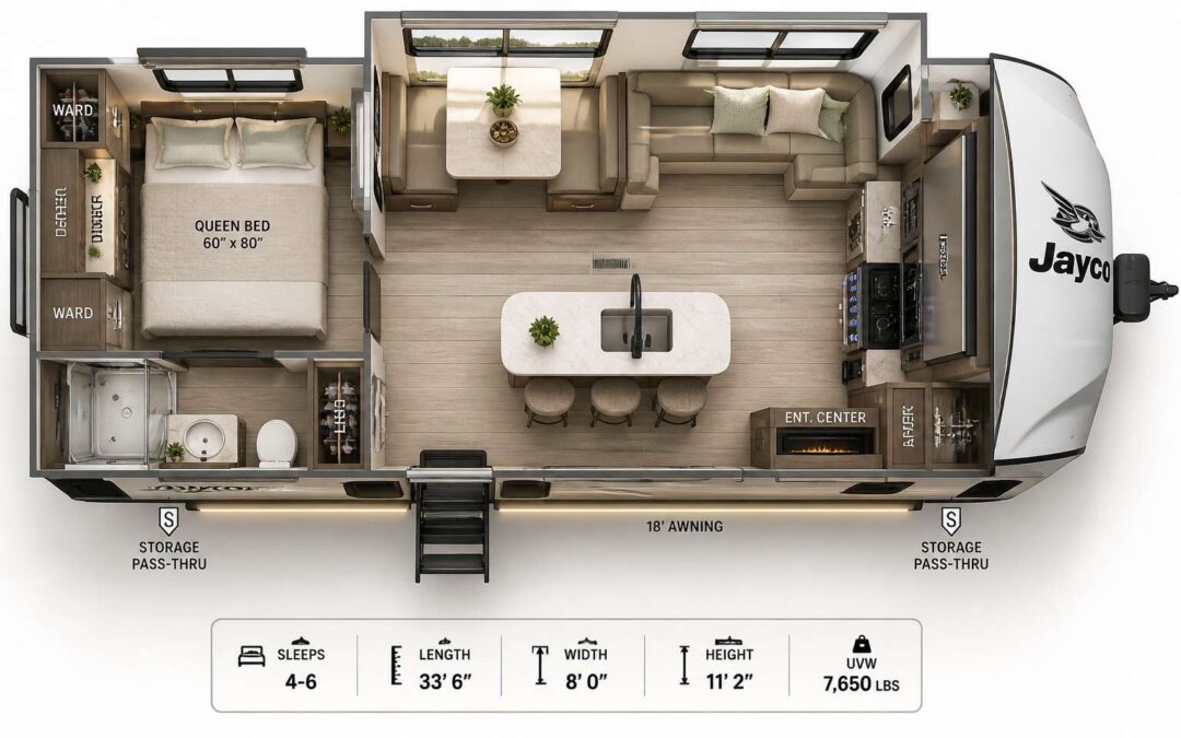 Explore Jayco Travel Trailers Floor Plans for Every Adventure.